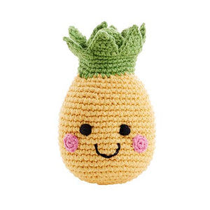 Pineapple Crochet Rattle Plushie