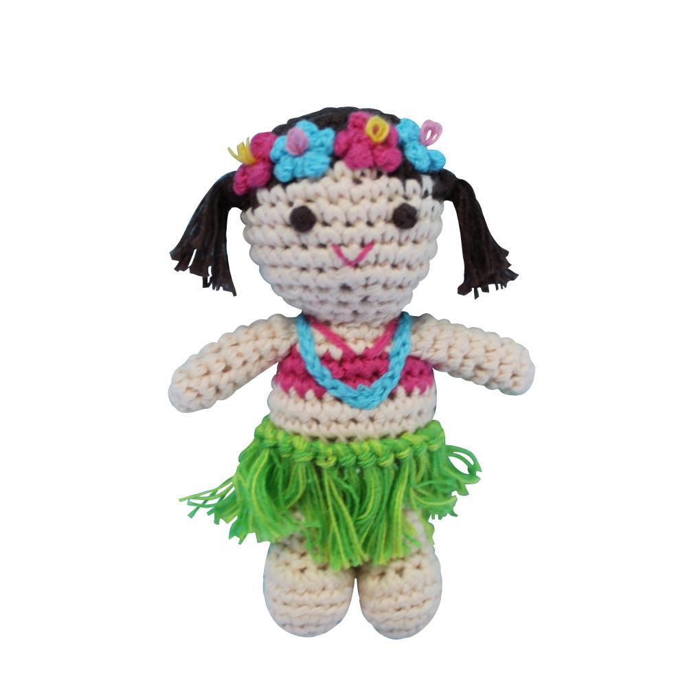 Hula Doll Crochet Rattle 4